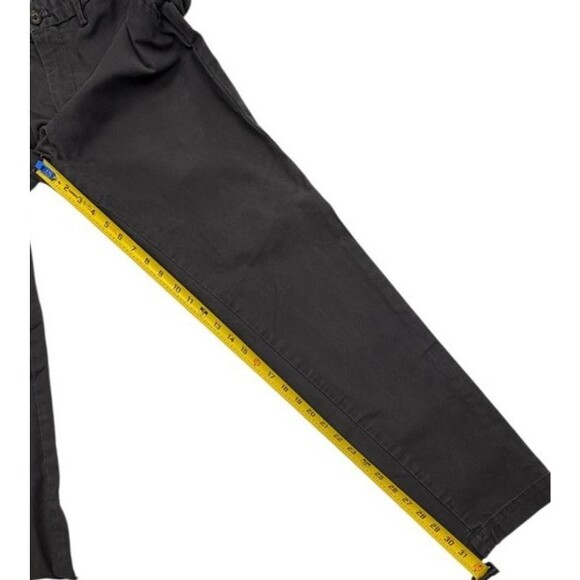 Banana Republic Mason Chino Pants Flint Grey Flat Front Preppy Cotton 32x34 - Picture 12 of 14